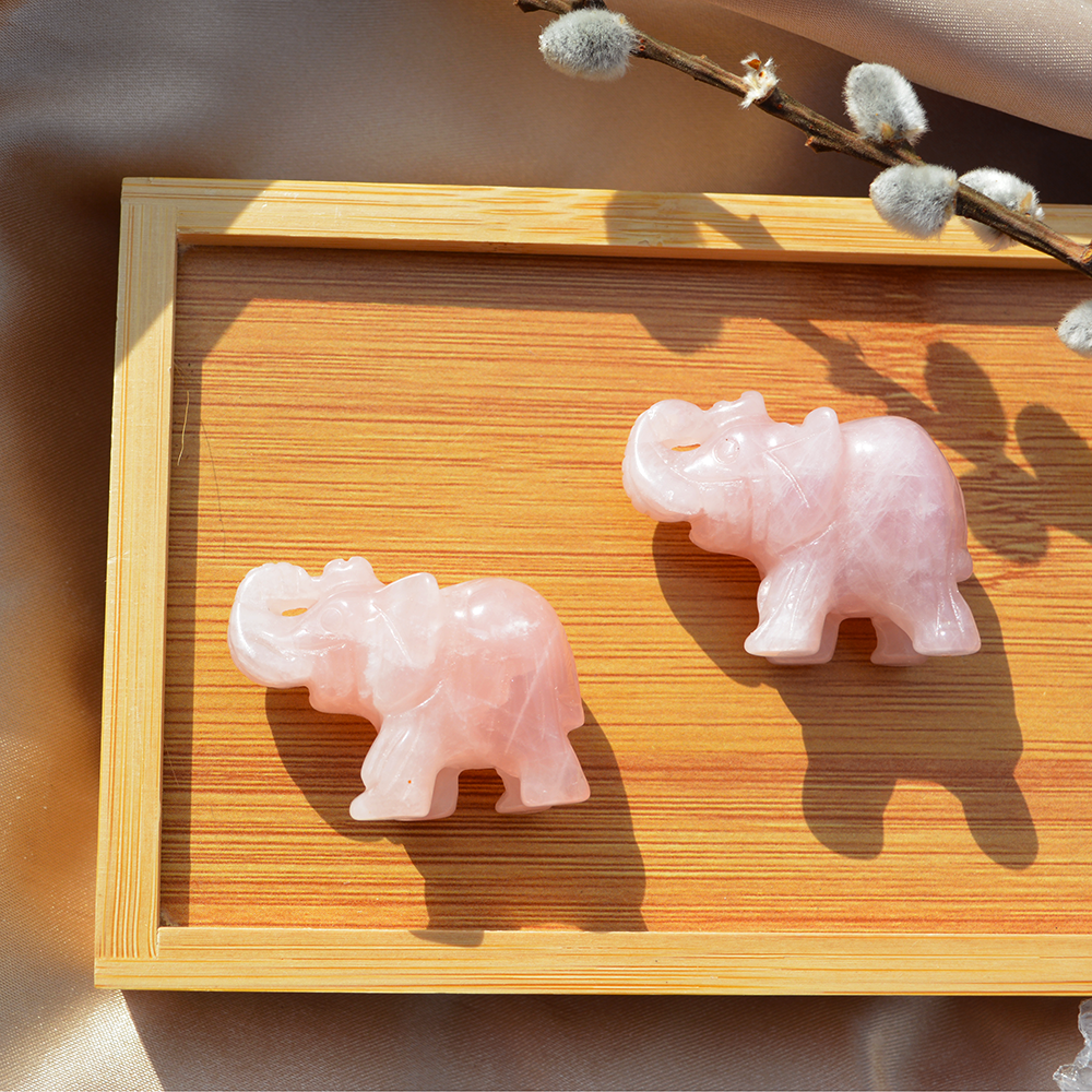 Rose quartz mini slon