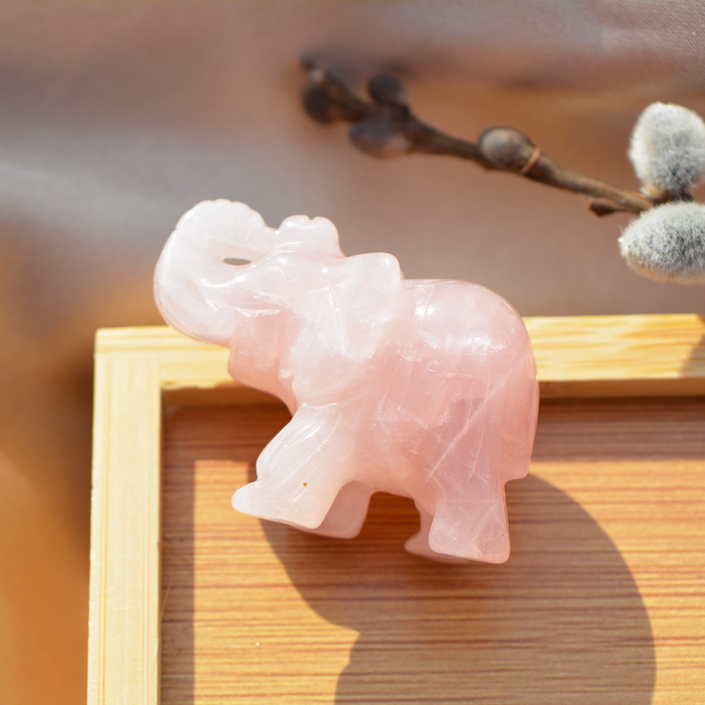 Rose quartz mini slon