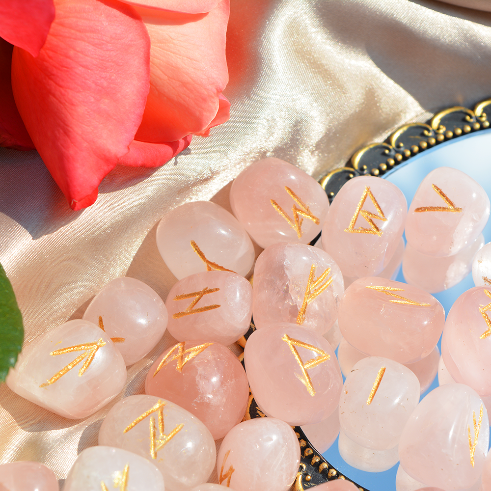Rose quartz rune