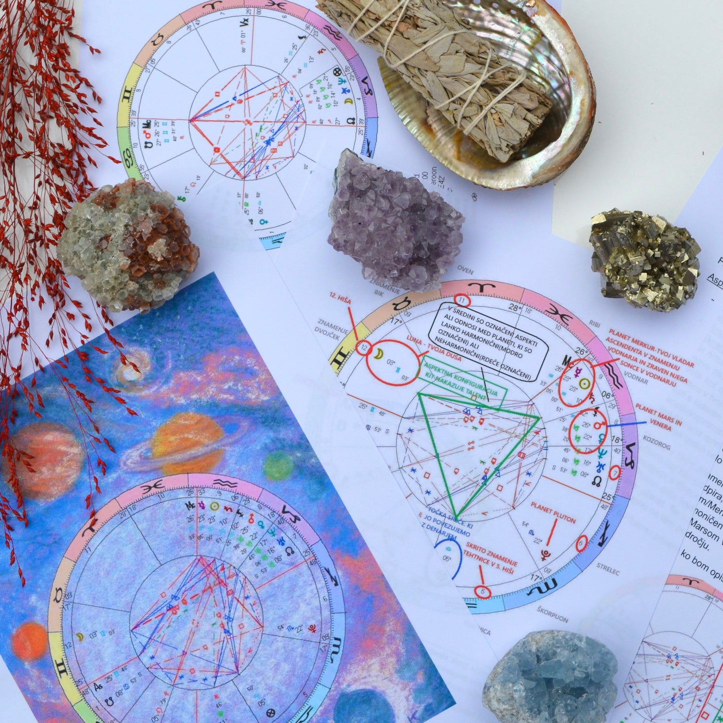 Branje natalne karte