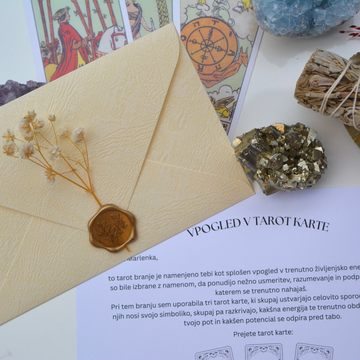 Vpogled v tarot karte