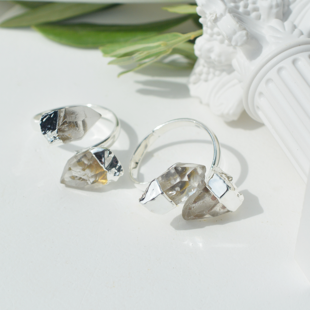 Surovi quartz prstan