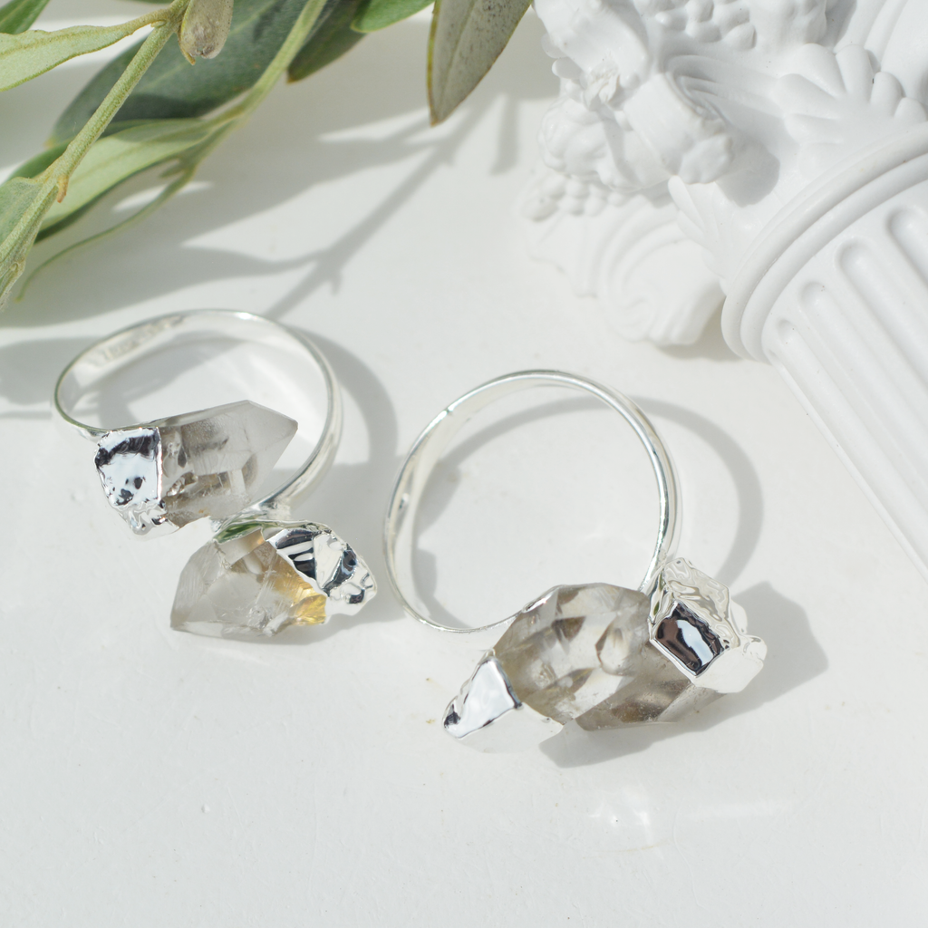 Surovi quartz prstan
