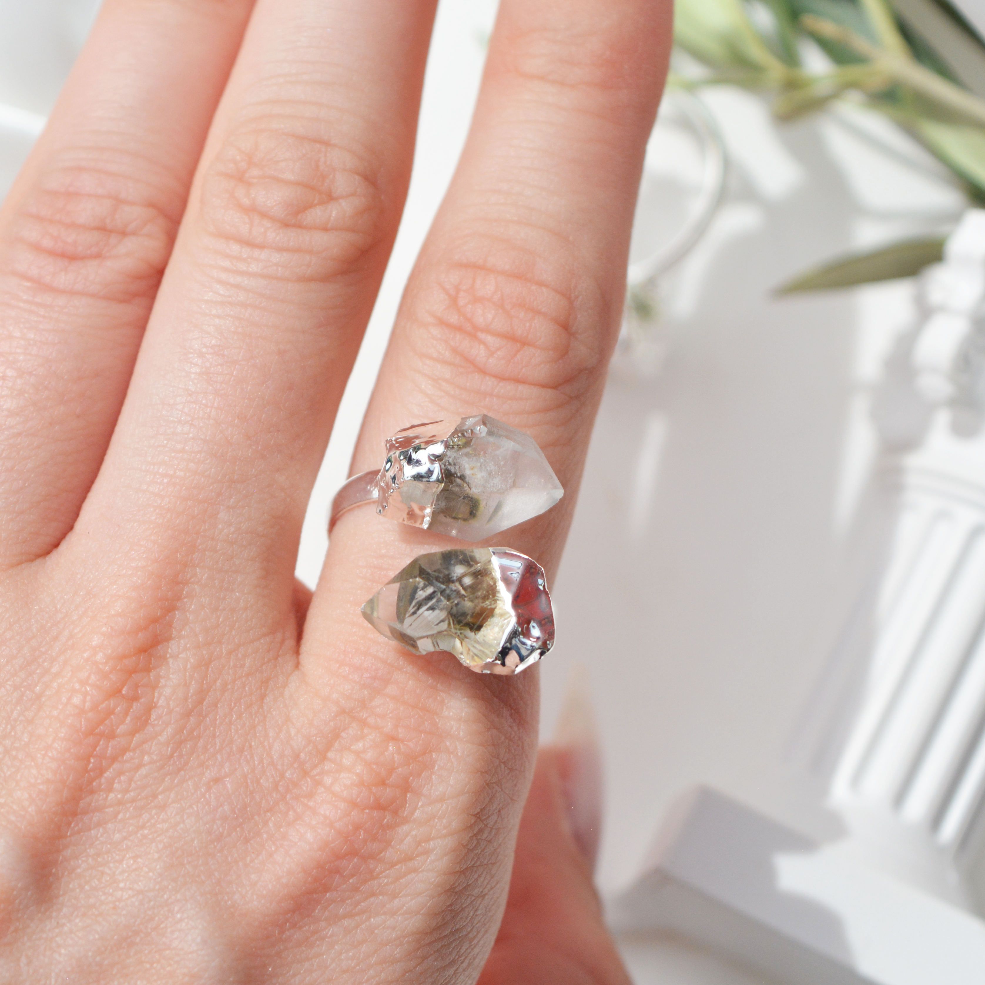 Surovi quartz prstan