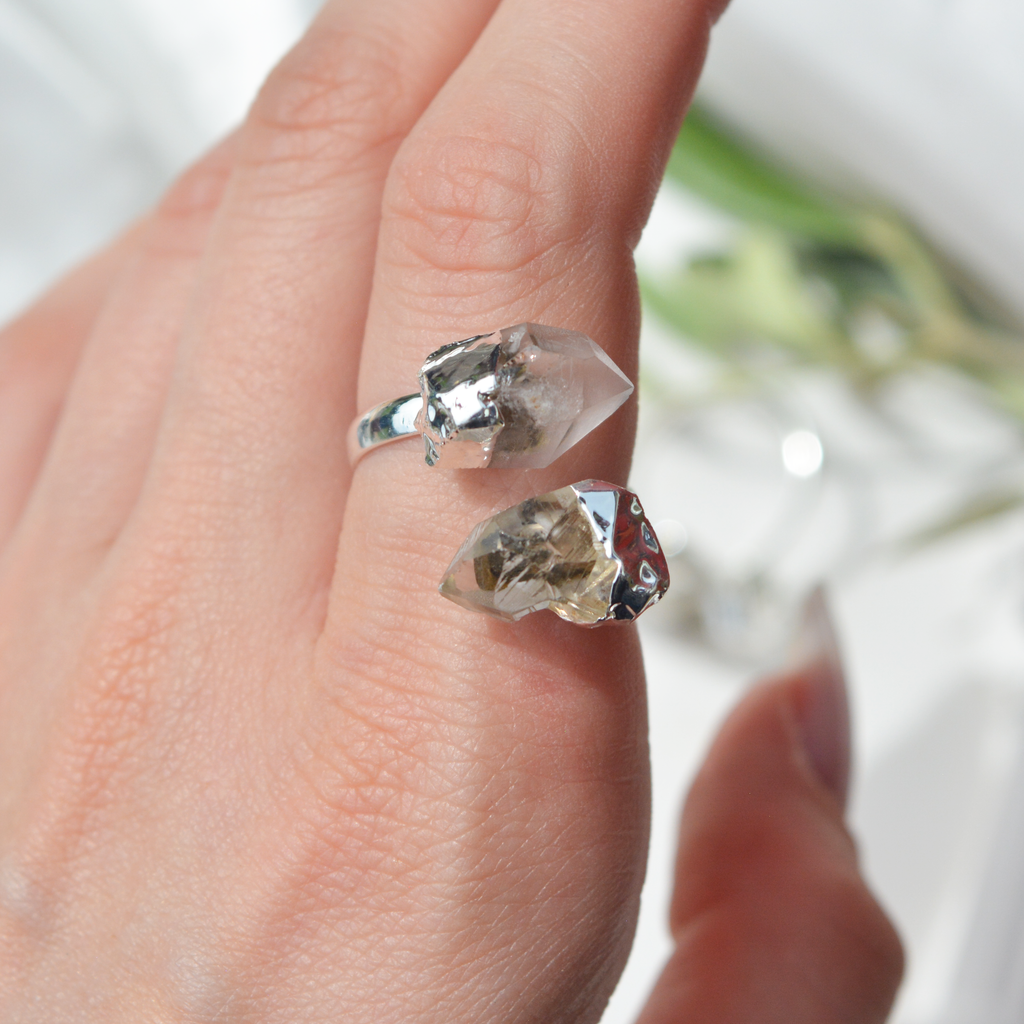 Surovi quartz prstan