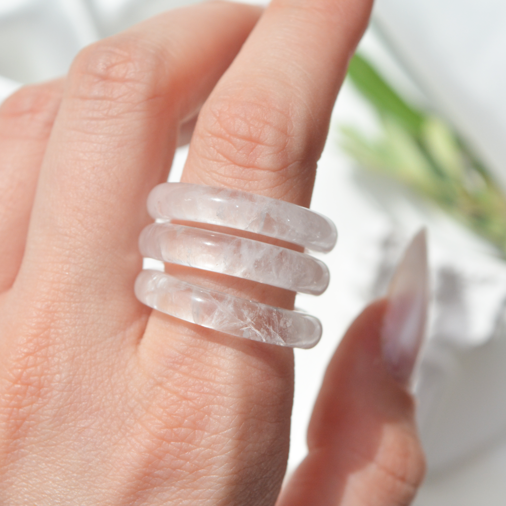 Quartz prstan