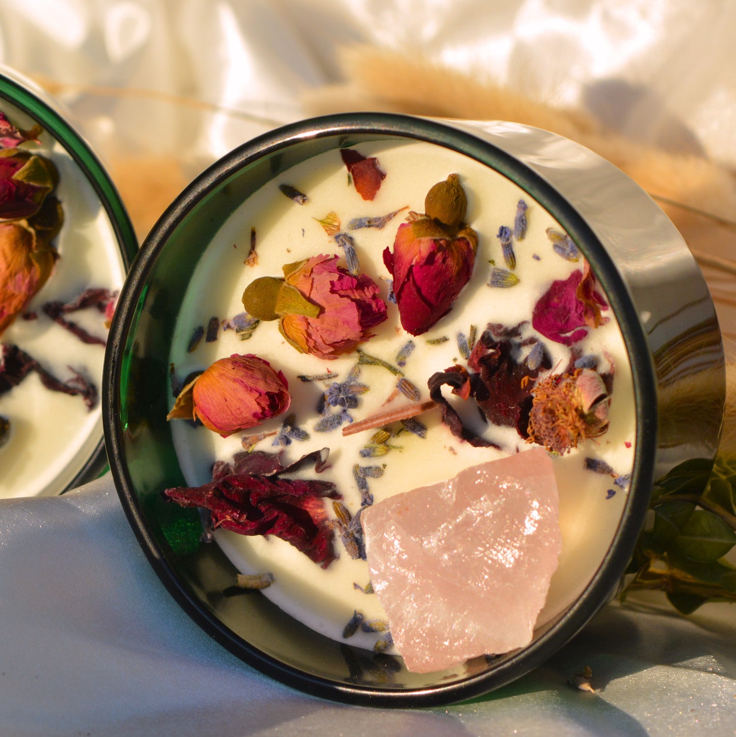 The Lovers - sveča s kristali